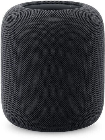 Apple HomePod (2. Generation) Schwarz - WLAN/Bluetooth Lautsprecher, 360° Klangfeld, Siri, Dolby Atmos, 2023