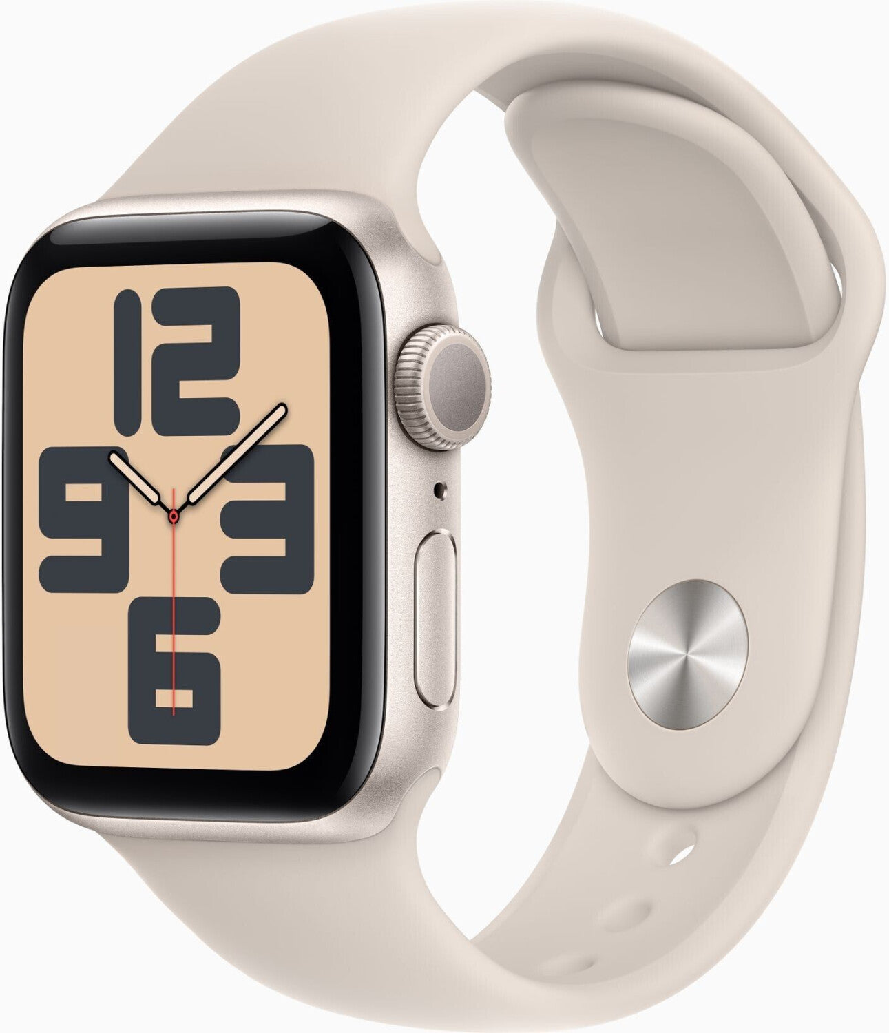Apple Watch SE 2022 GPS 40mm | Polarstern | Aluminiumgehäuse | OLED Retina | S/M Sportarmband | watchOS 9