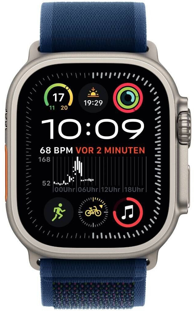 Apple Watch Ultra 2 (2024) – Titan Natur, Trail Loop Blau M/L