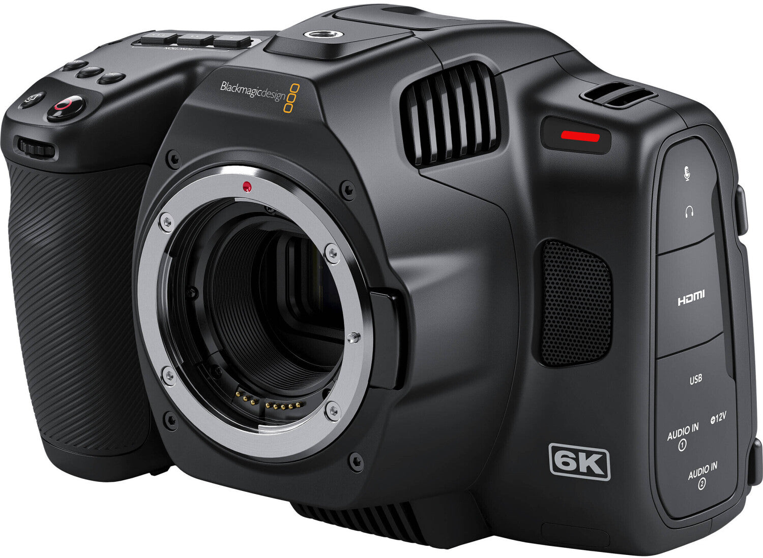 Blackmagic Pocket Cinema Camera 6K Pro - 21MP Super 35 CMOS, 6K Video, Canon EF Mount, 5