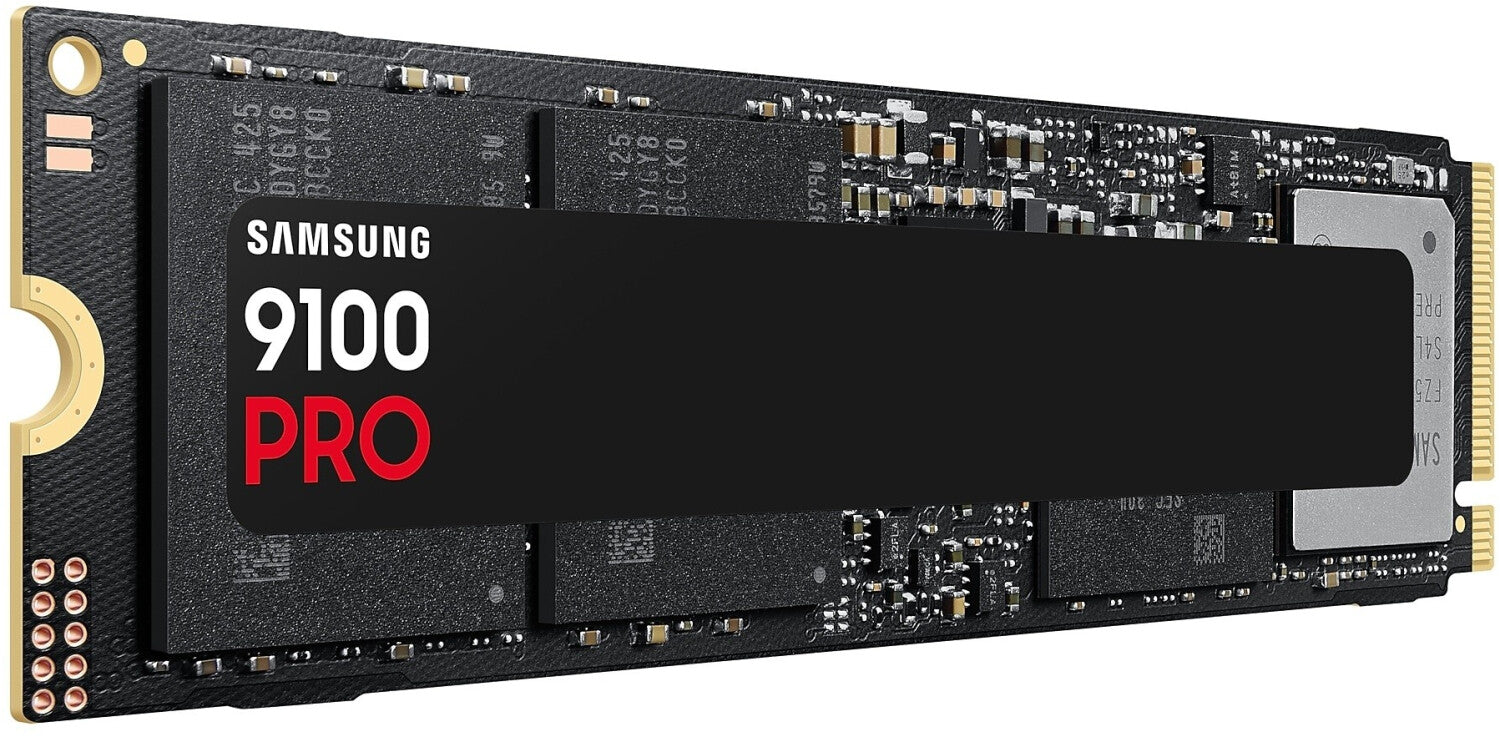 Samsung 9100 Pro 2TB | PCIe 5.0 x4 | NVMe M.2 | 14.700 MB/s Lesen | 13.400 MB/s Schreiben | 2GB Cache | V-NAND TLC | PS5-kompatibel