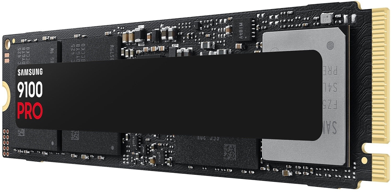 Samsung 9100 Pro 2TB | PCIe 5.0 x4 | NVMe M.2 | 14.700 MB/s Lesen | 13.400 MB/s Schreiben | 2GB Cache | V-NAND TLC | PS5-kompatibel